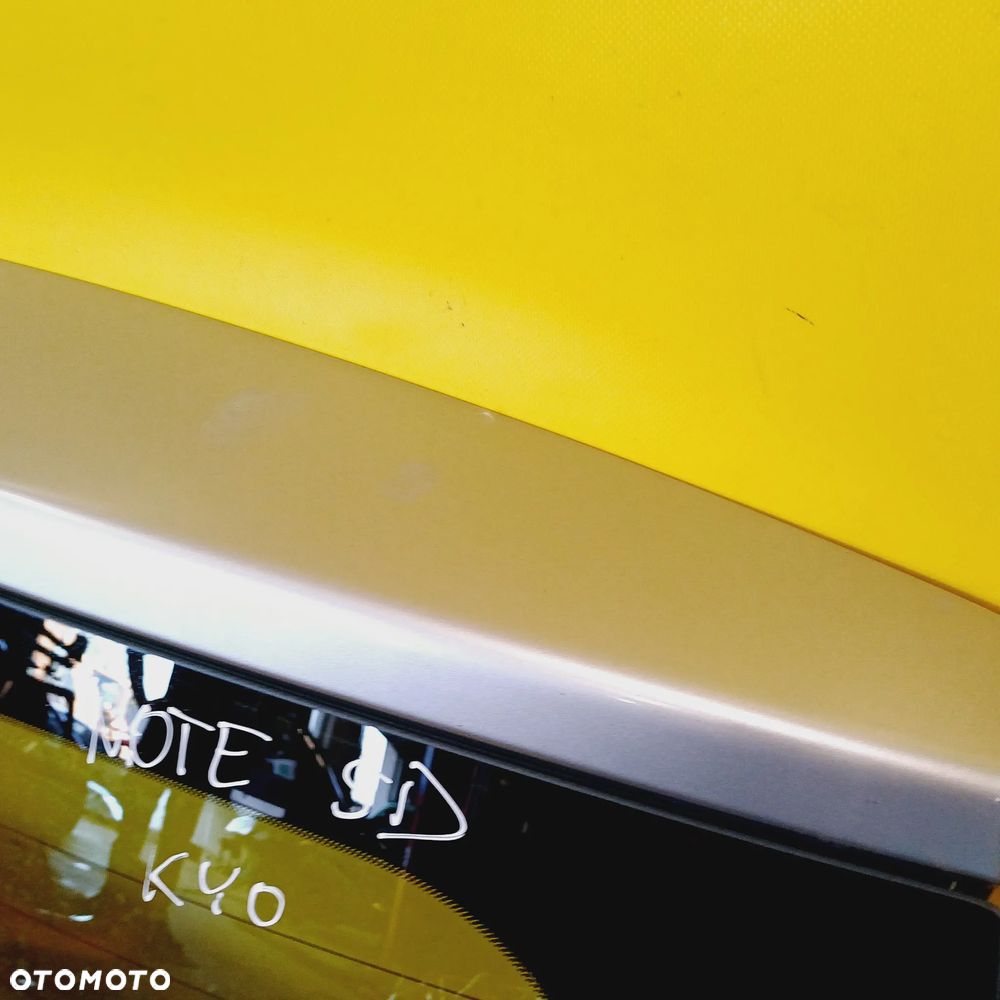 KLAPA TYŁ TYLNA SZYBA BAGAŻNIKA NISSAN NOTE I E11 5D MINIVAN LAK. KY0 NR502 - 9