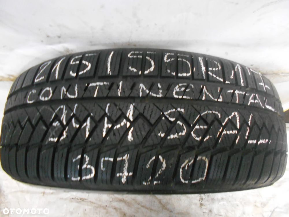 OPONA POJEDYNKA 215/55R17 CONTINENTAL WINTER CONTACT TS 850P SEAL DOT 3720 8MM - 1
