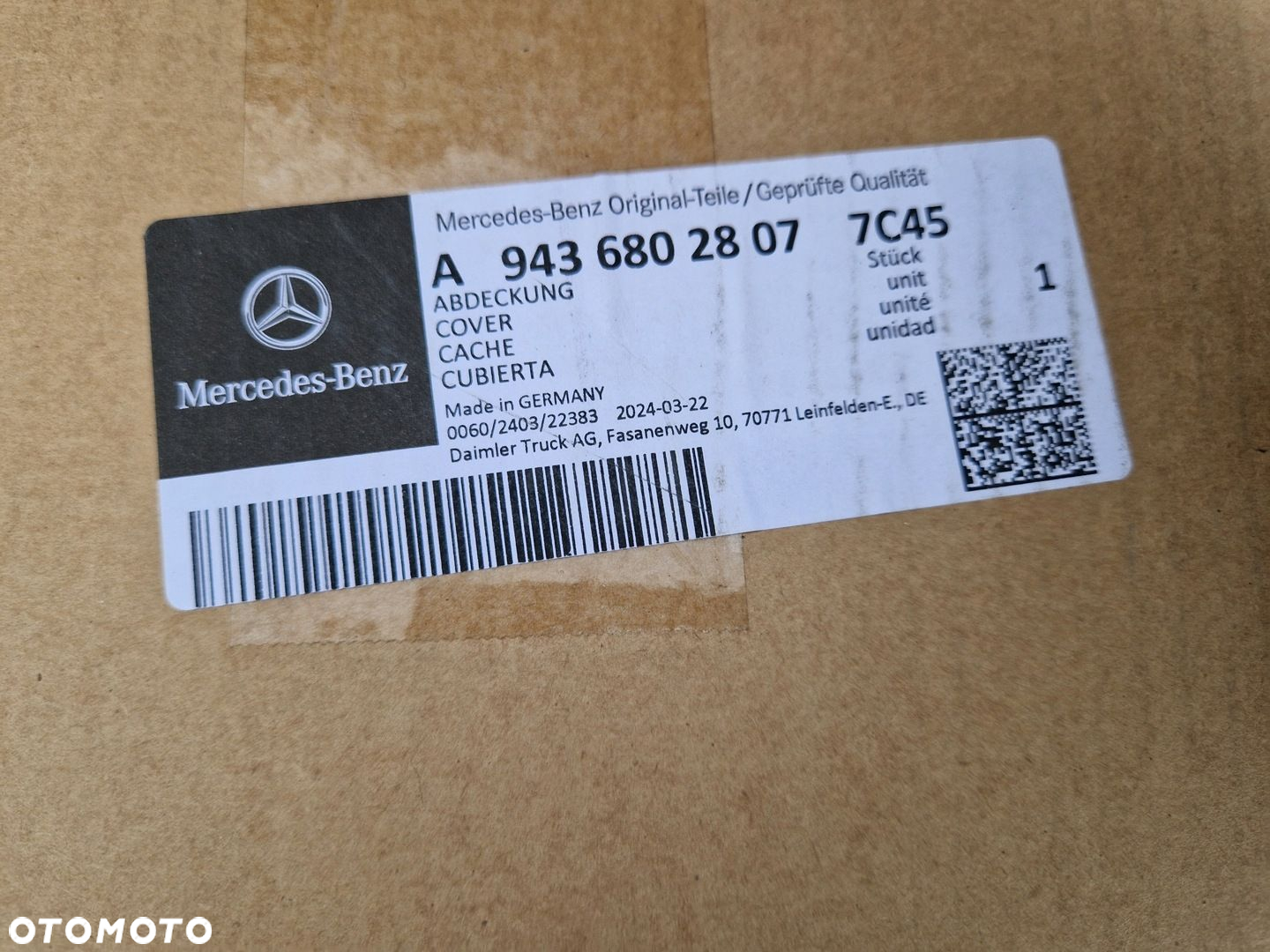 ACTROS MP3 MP2 ELEMENT KONSOLI DESKI deska licznik nowy OE A9436802807 - 4
