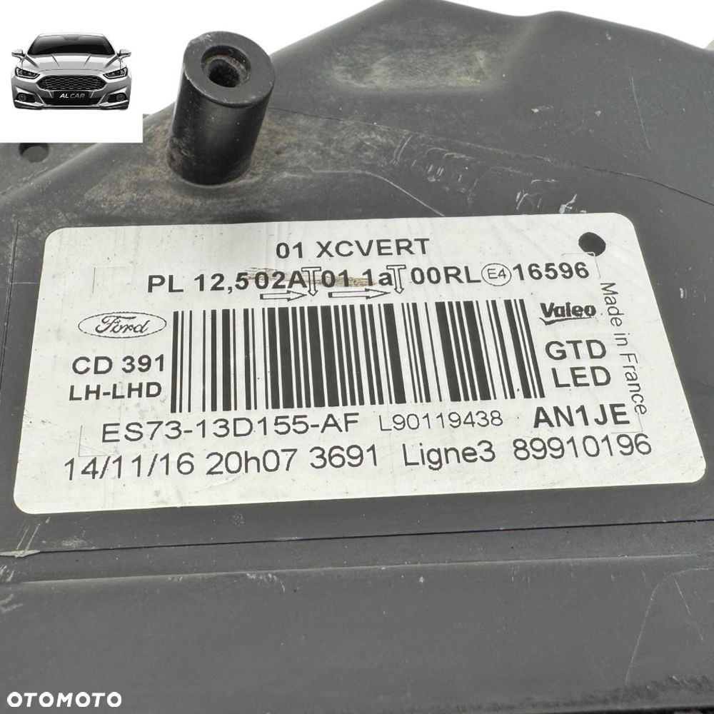 REFLEKTOR LEWY PRZÓD DYNAMIC LED FORD MONDEO MK5 ES73-13D155-AF - 8