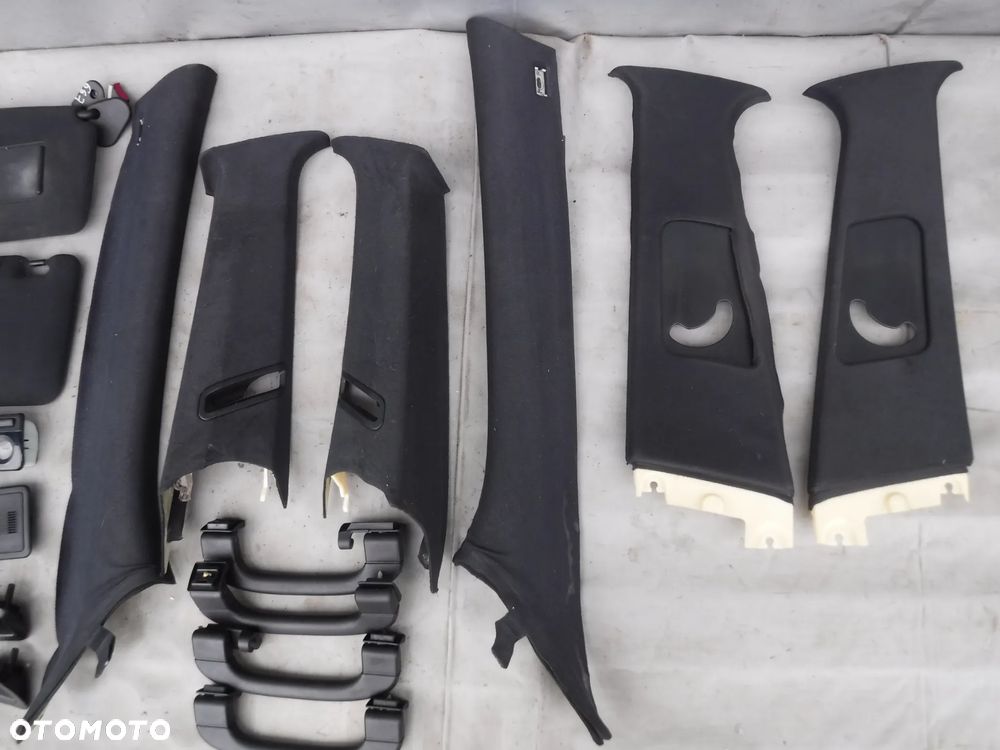 BMW E39 KOMBI TOURING PODSUFITKA SŁUPKI CZARNA KOMPLET - 7