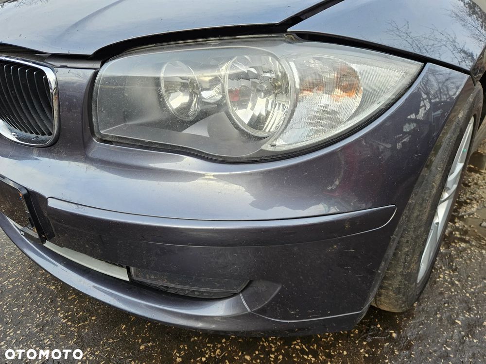 BMW 1 I E87 zderzak przód przedni grill  A22 Sparkling Graphite - 2