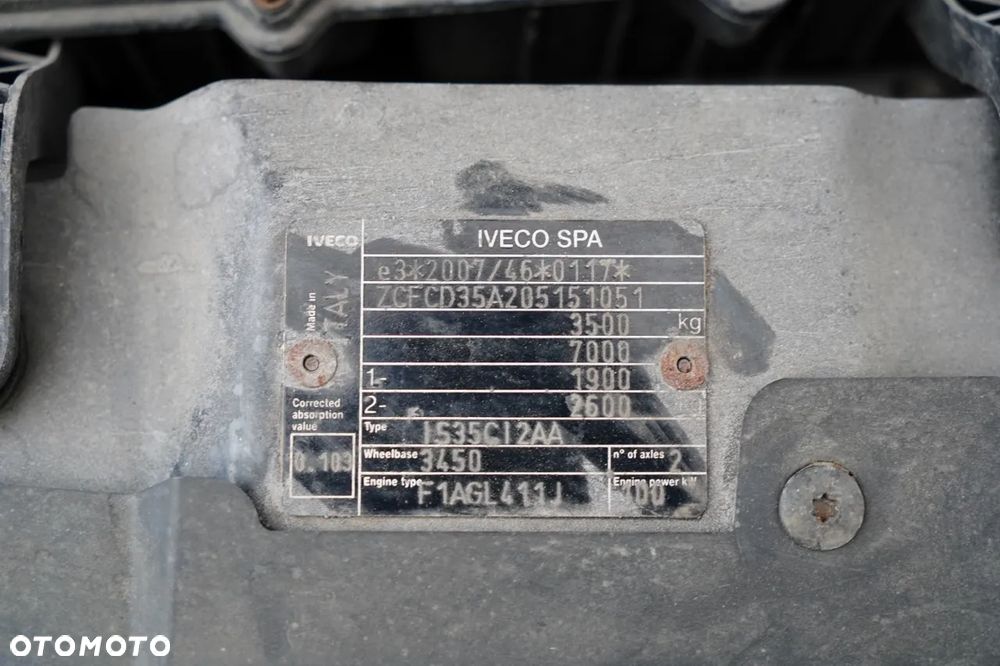 Iveco DAILY 35-140 / WYWROTKA / BRYGADOWKA - 6 MIEJSC  / BLIŹNIAK / MANUAL / - 38