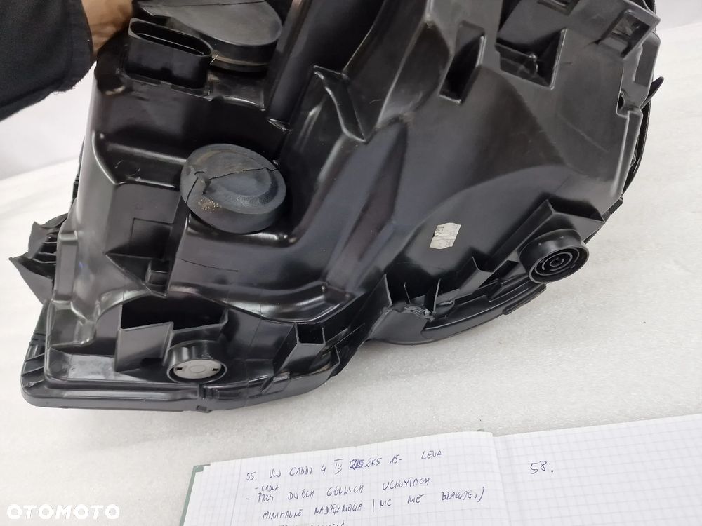 VW T6 TRANSPORTER 15- PRAWA ZWYKŁA LAMPA PRZEDNIA PRZÓD , NR 7E1941006E , NR AUKCJI LA58 - 18