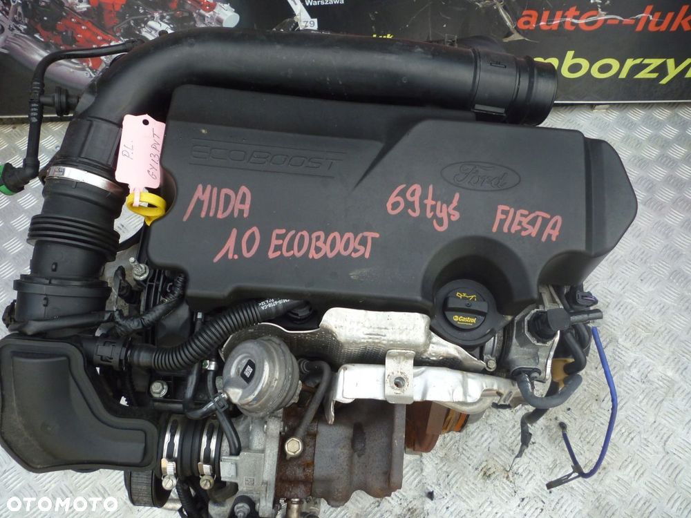 SILNIK KOMPLETNY FORD FIESTA 1.0 ECOBOOST M1DA 69 TYS - 2