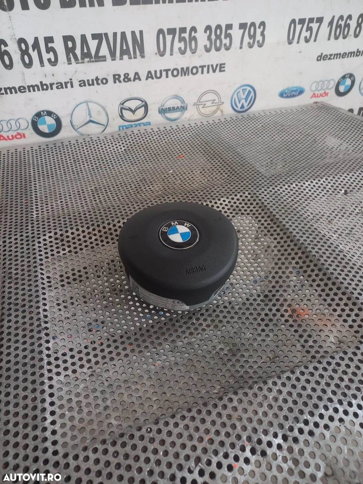 Airbag Volan Rotund Bmw M Packet M Sport F20 F21 F22 F23 F30 F31 F32 F33 F34 F36 F10 F11 F06 F07 F1 - 2