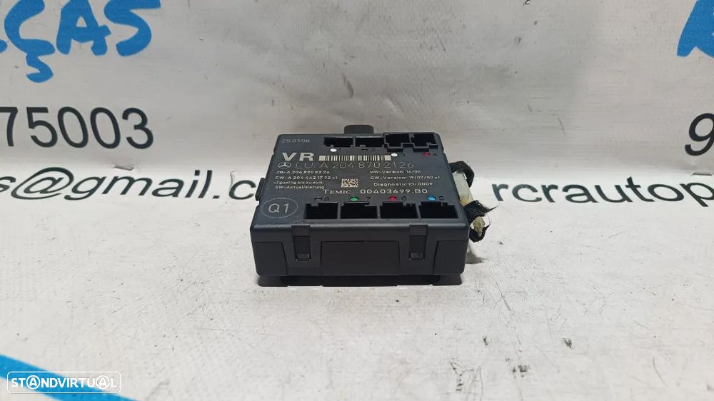 CENTRALINA MODULO CONFORT MERCEDES BENZ CLASS C W203 A2048702126 2048702126 00403699B0 TEMIC A2044421732 2044421732 CLASS C W204 CLK C209 W209 - 8