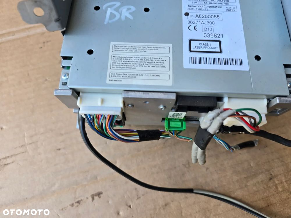 Subaru Outback IV BR radio ekran nawigacja kenwood oryginał - 11