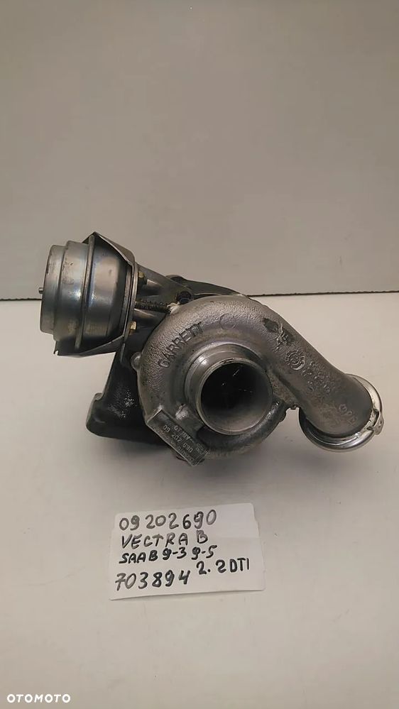 TURBINA 2.2 DTI 125KM Y22DTR Y22DTRS VECTRA B SAAB 9-3 9-5 09202690 703894 - 1