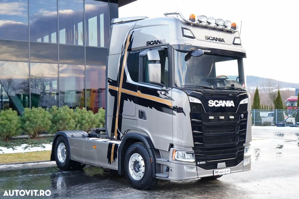 Scania S 500 / RETARDER / I-PARK COOL / JANTE DIN ALIAJ / PIELE / ANVELOPE 100% - 4