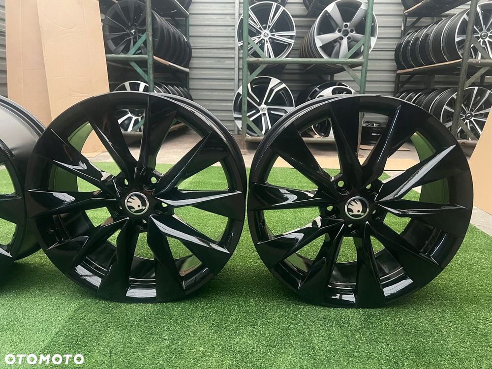 KOMPLET FELG FELGI ALU SKODA OCTAVIA SUPERB ENYAQ KODIAQ 19 ORYGINALNE - 11