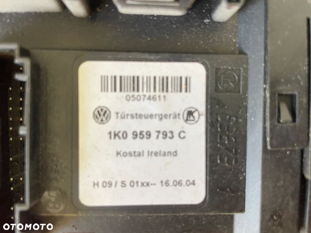 1T0959701 VOLKSWAGEN TOURAN PODNOŚNIK SZYBY LEWY PRZÓD - 2