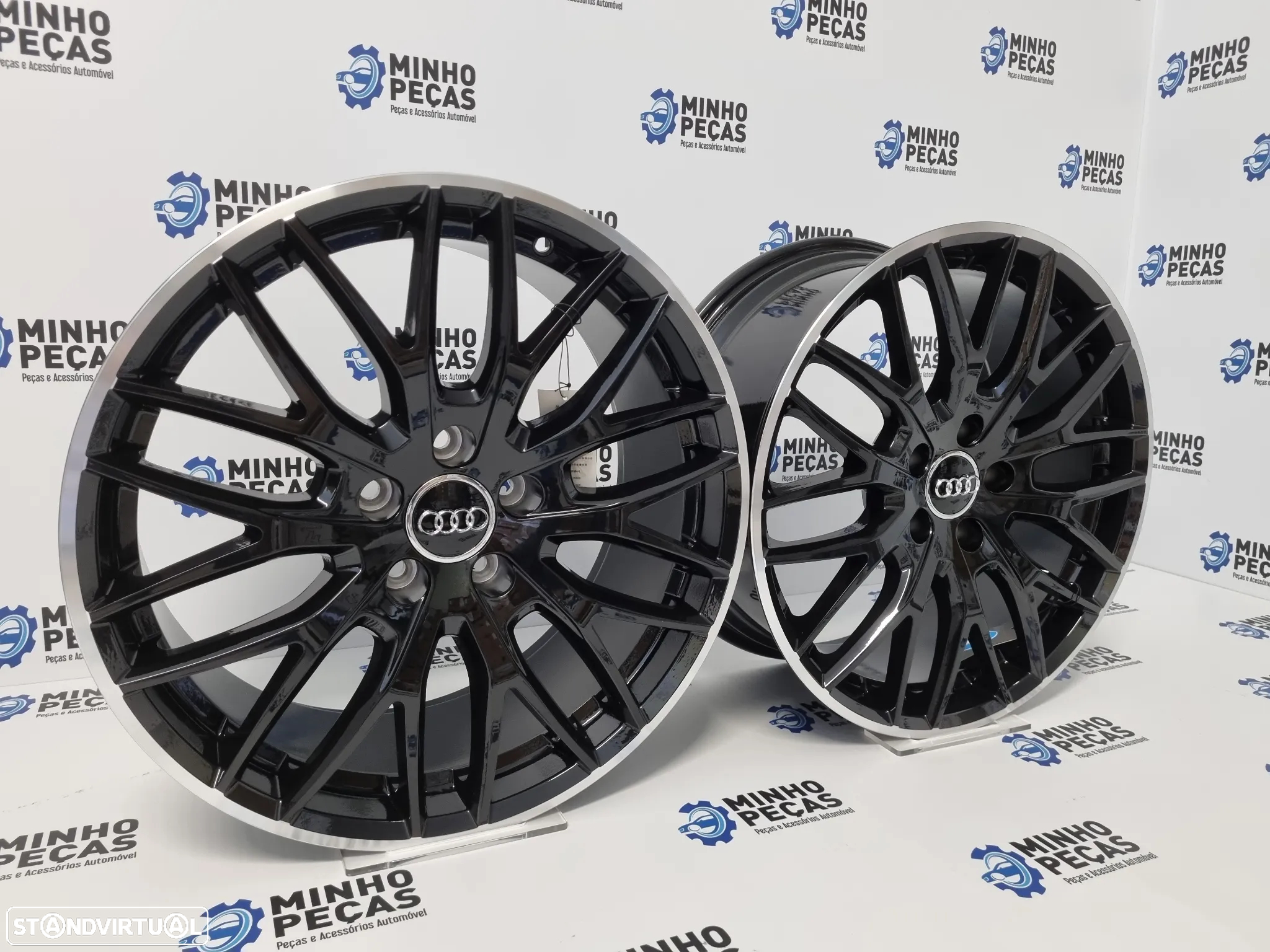 Jantes Audi A4 B9 em 18 Preto Brilho - 3