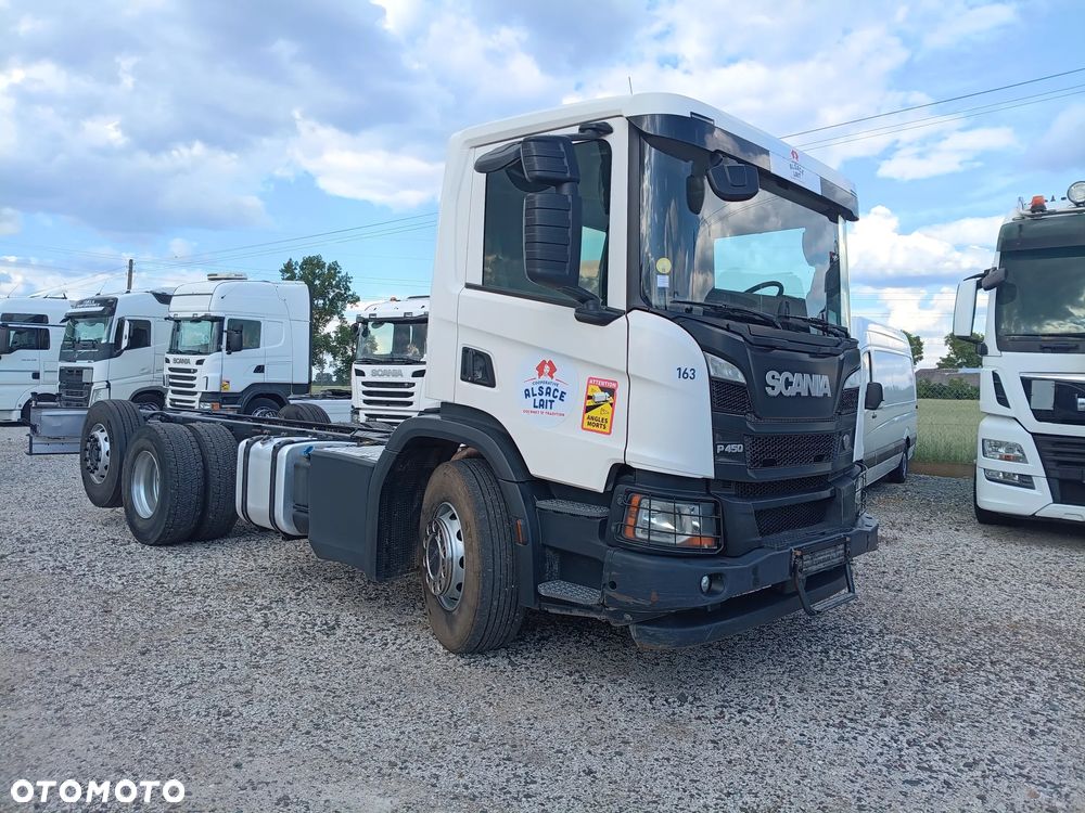 Scania P 450, 6x2 Sprowadzone,trzecia skrętna,przód resor - 4