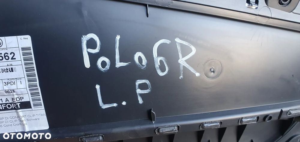 Boczek drzwi tapicerka lewy przód przednia lewa VW Polo V 6R 6C3867011A - 7