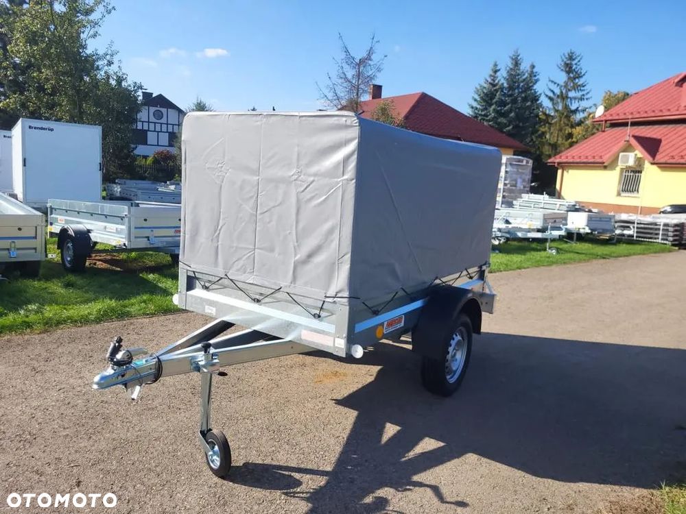 Neptun Przyczepa Neptun N7-202PTD ze stelażem i plandeką H80 cm 202x114x30 - 15