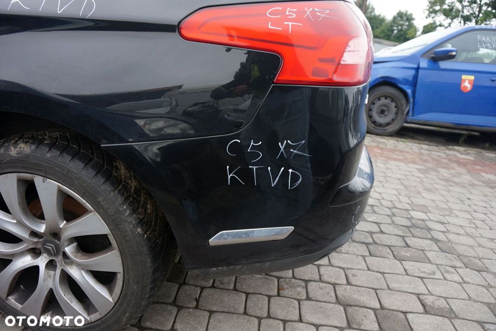 ZDERZAK TYLNY C5 III X7 KOMBI KTVD  CZARNY CITROEN 2008-2017 - 5