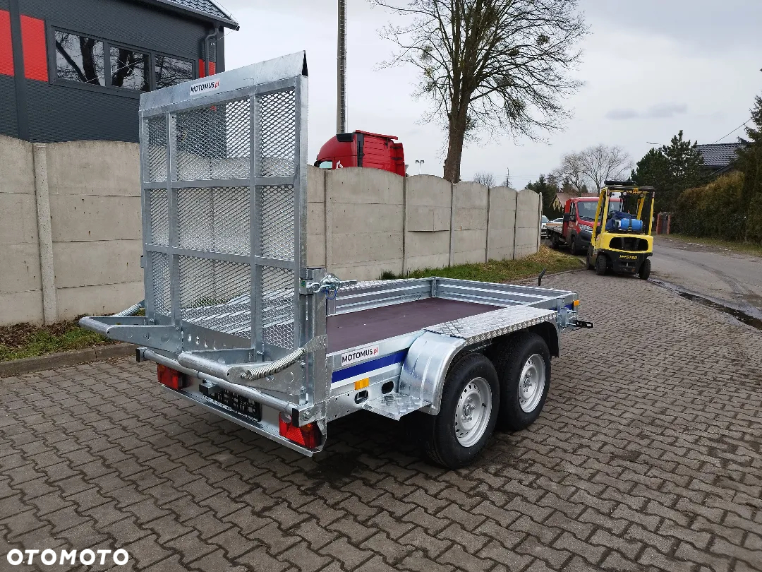Wiola Przyczepa Wiola B2630 292x142 dmc 2700kg mocna spawana rama minikoparka walec - 5