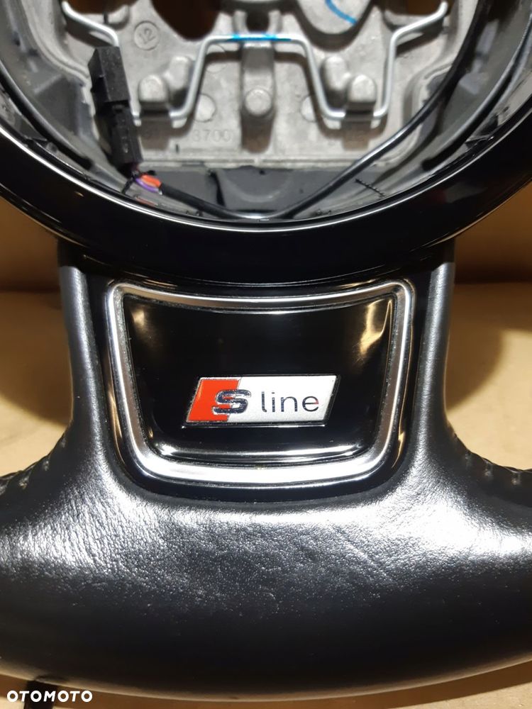 audi a6 c7 kierownica s-line skóra multifunkcja łopatki 8x0419091m - 5