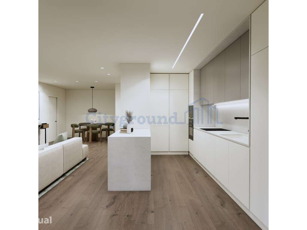 Apartamento T3 em Condomínio Fechado nos Pousos - Tecnologia Verde - Grande imagem: 2/22
