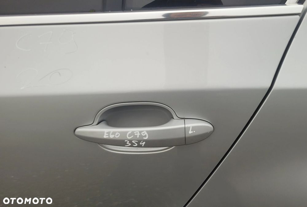 DRZWI LEWY TYŁ TYLNE BMW E60 354 TITANSILBER C79 - 4