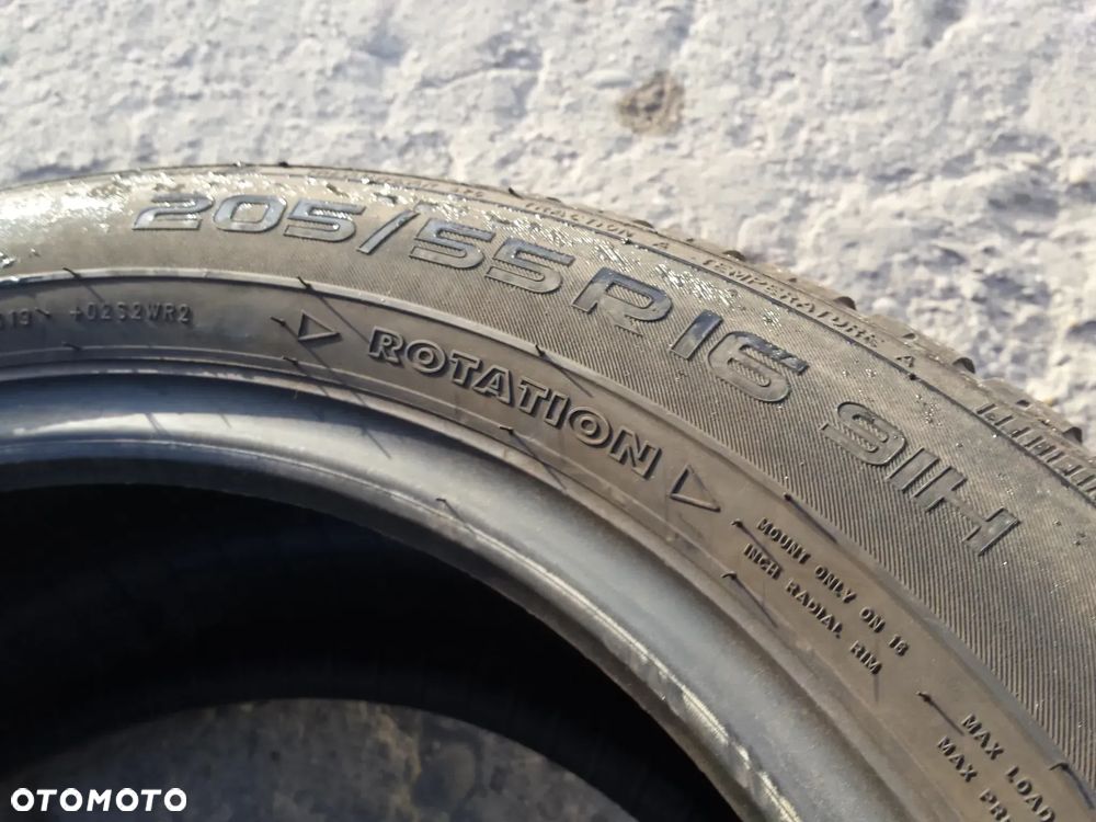 16” - NOKIAN - 205/55 r16 cali - ZIMOWE Opony WR d4 - stan BDB - GWARANCJA ! + Możliwy MONTAŻ !! - 9