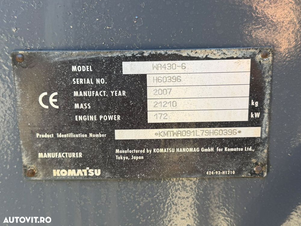 Komatsu WA430 Incarcator Frontal - 3