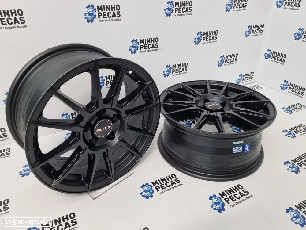 Jantes BUTZI Odin II em 16 (5x100) Preto Matte - 6