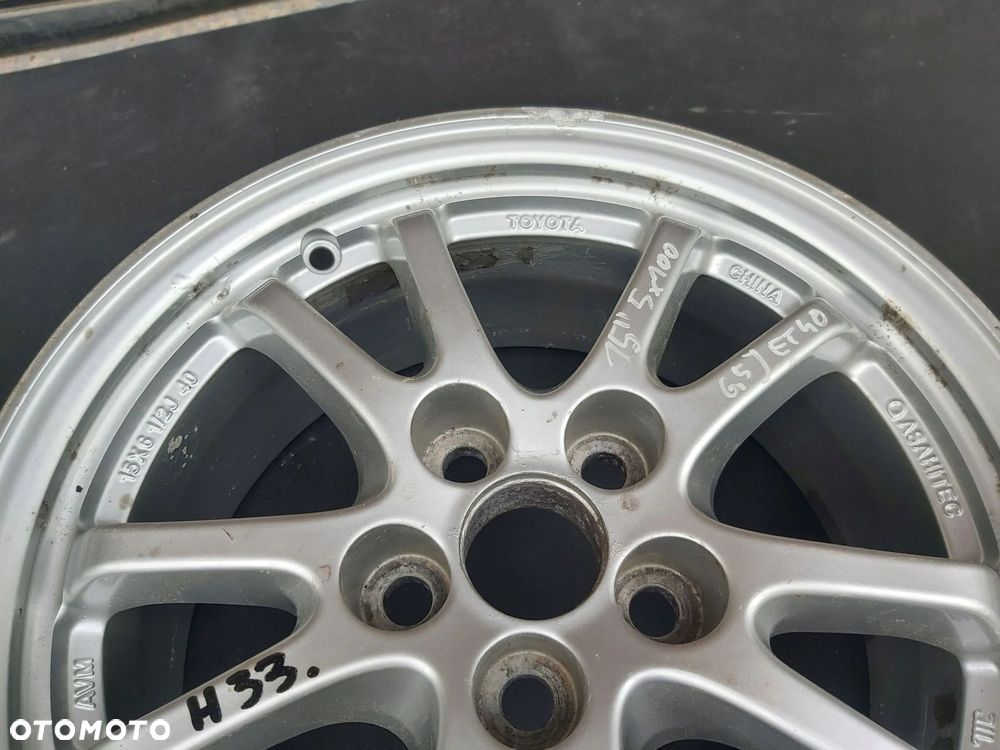 Toyota Prius III Alufelga 15 6,5J ET40 - 4