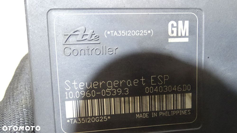 POMPA ABS OPEL ASTRA H 1.9CDTI 13213610 10.0960-0539.3 - 5
