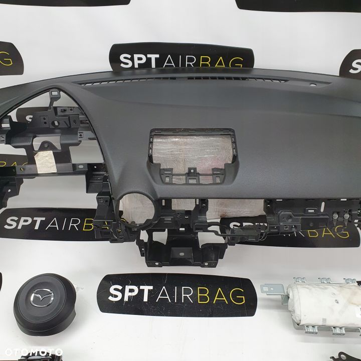 MAZDA CX3 LIFT DESKA ROZDZIELCZA KONSOLA KOKPIT PULPIT PODUSZKI AIRBAG AIR BAG PASY KIT SET - 3