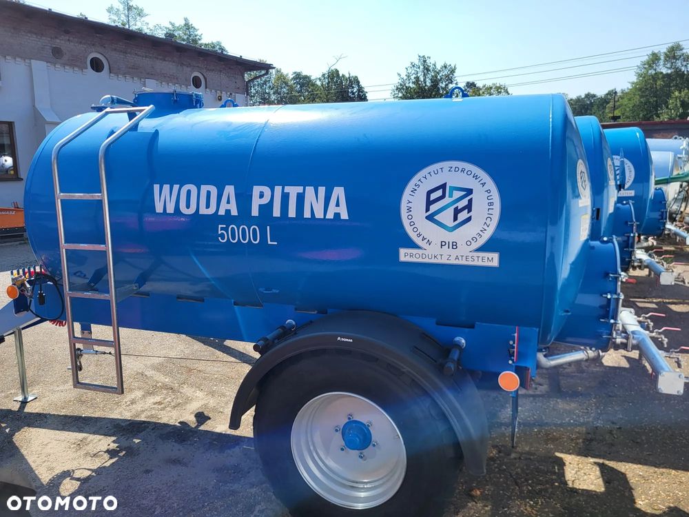 Inny MEPROZET PW 1/5 5000 litrów wóz cysterna do wody pitnej atest PZH realizujemy OLiOC - 4