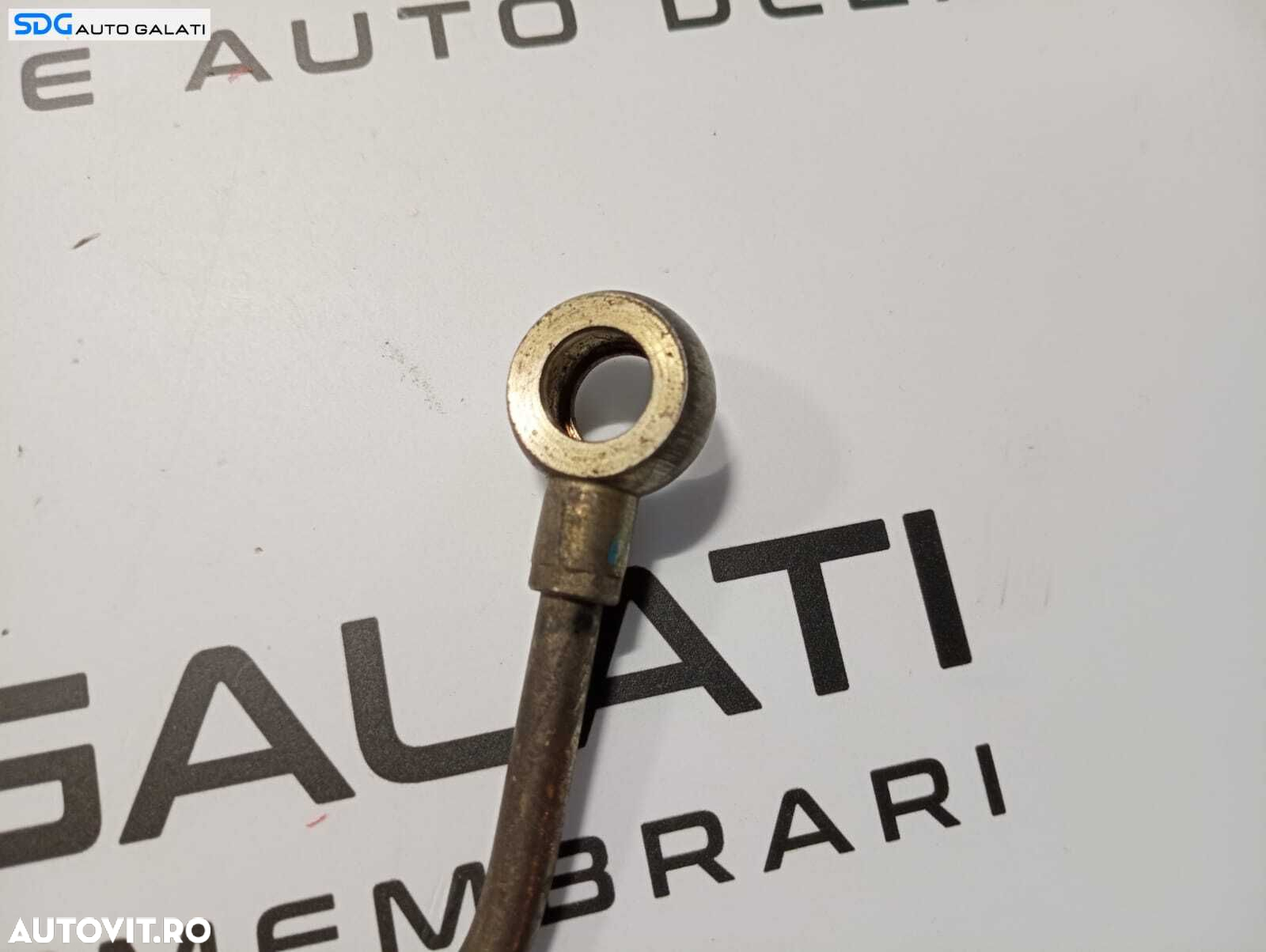 Teava Conducta Tur Ulei Turbo Turbina Turbosuflanta Fiat Doblo 1.3 D Multijet 2005 - Prezent Cod 55213493 [M6822] - 3