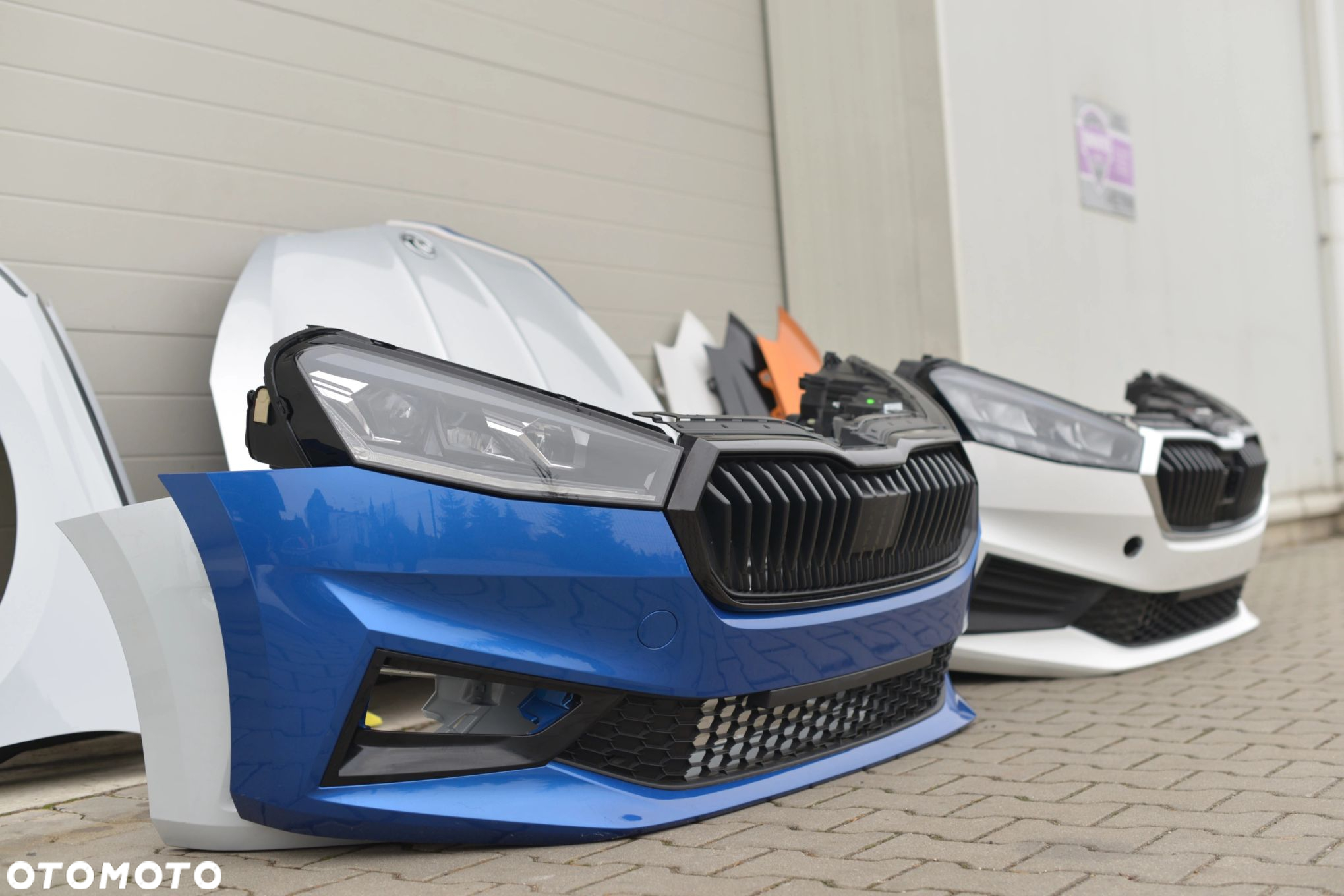 MASKA ZDERZAK BŁOTNIK PAS BELKA GRILL LAMPA LED SKODA FABIA 4 IV 6VA 2021- - 15