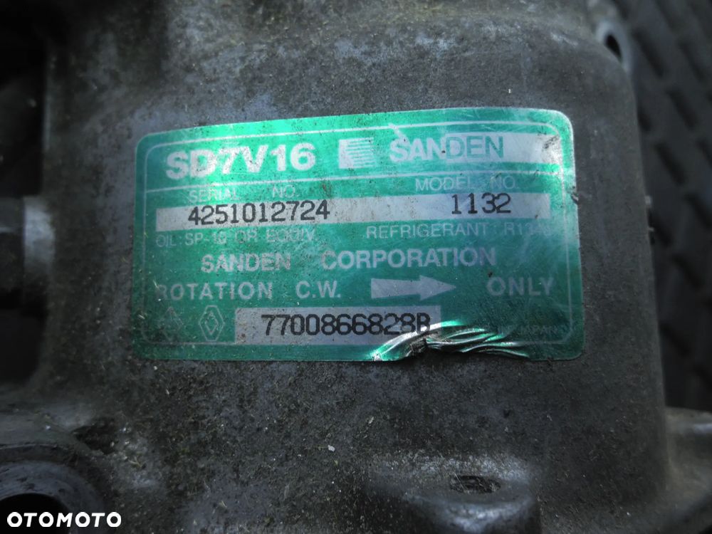 RENAULT MEGANE SCENIC 7700866828B SPRĘŻARKA KLIMATYZACJI POSIADAM 2 SZT - 2