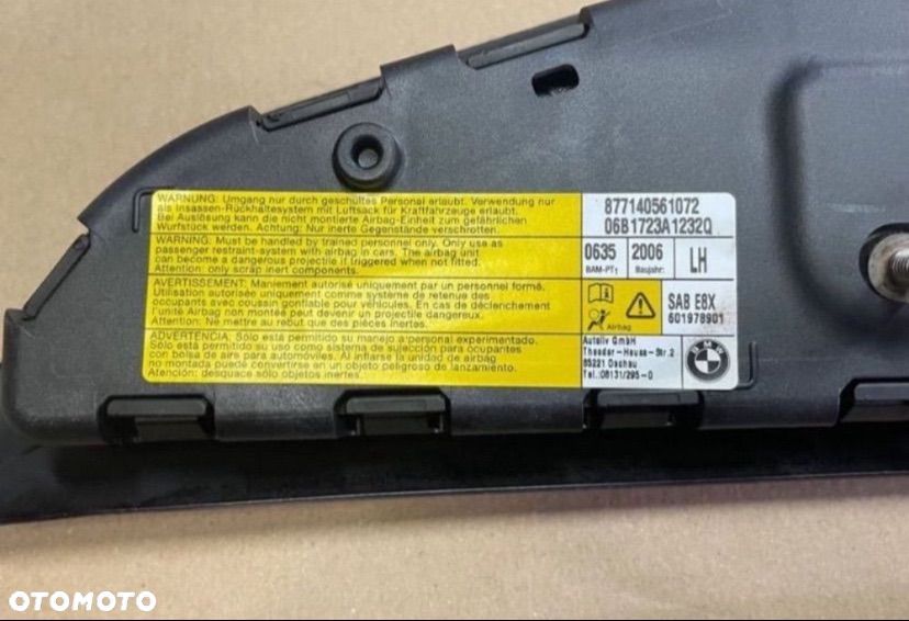 601978900 poduszka airbag fotela lewy lub prawy bmw 1 e87 e81 bmw x1 e84 bmw 3 e90 e91 - 4
