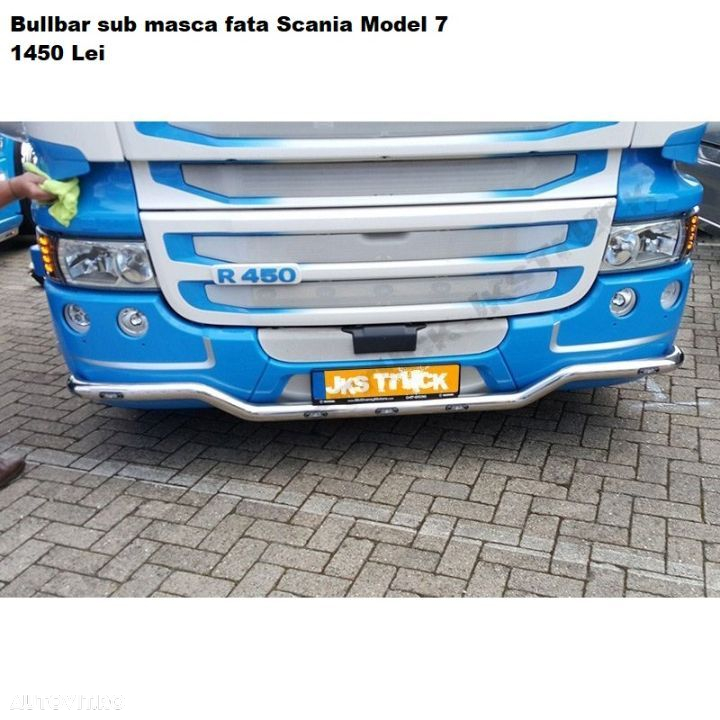Bara leduri sub masca fata, Scania R, cu 7 LED-uri Albe incluse - 3