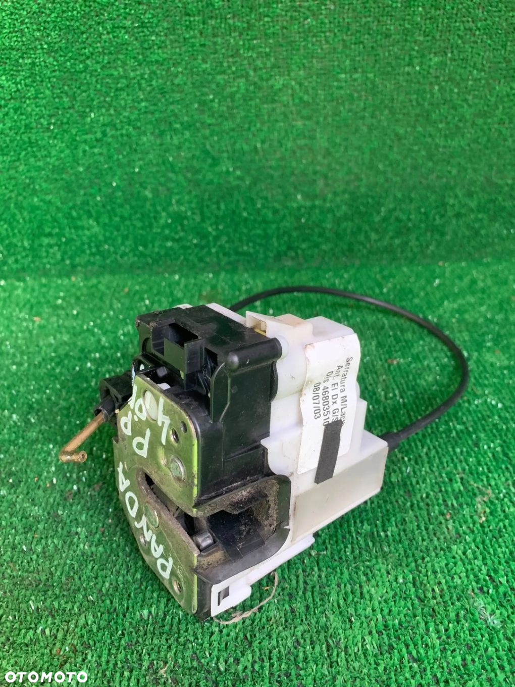 Zamek przód przedni prawy Fiat Panda II 4 pin WWA - 3