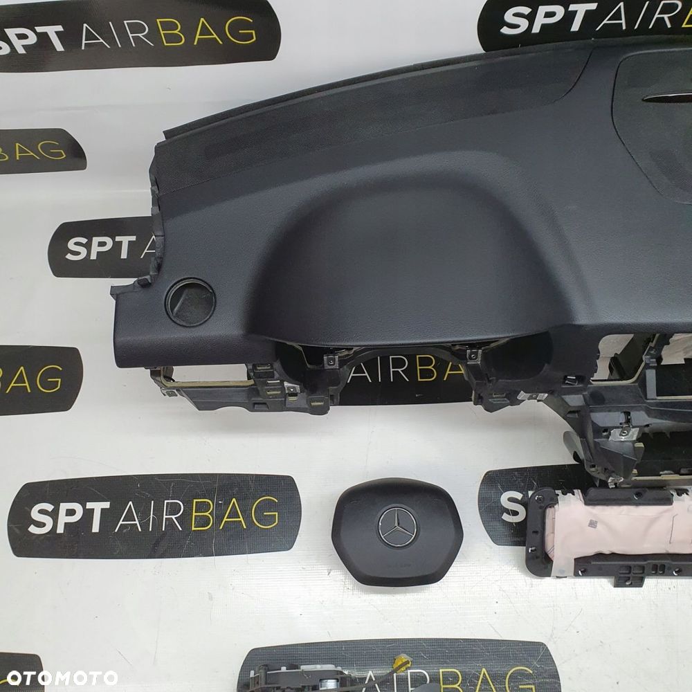 MERCEDES ML X166 DESKA ROZDZIELCZA KONSOLA KOKPIT PULPIT PODUSZKI AIRBAG AIR BAG PASY KIT SET - 3