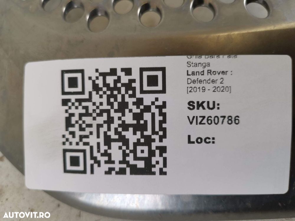 Grila Proiector Stanga Land Rover  Defender 2 2019 2020 Originala In S - 8