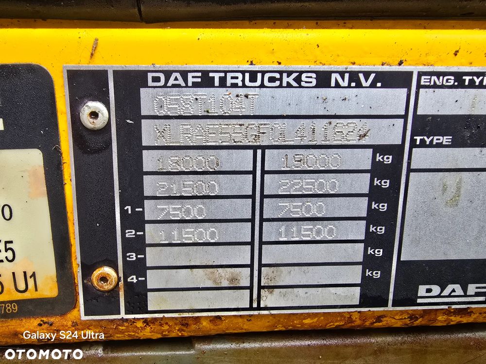 DAF LF 55 220 pługopiaskarka duże kola komunalny wywrotka hakowiec bramowiec - 18