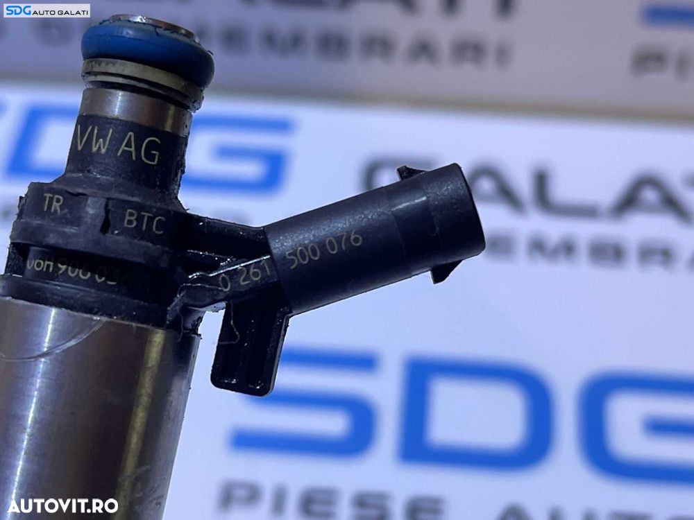 Injector Injectoare Volkswagen EOS 2.0 TFSI CAWB CCTA CBFA CCZA CCZB 2009 - 2011 Cod 06H906036G 0261500076 - 2
