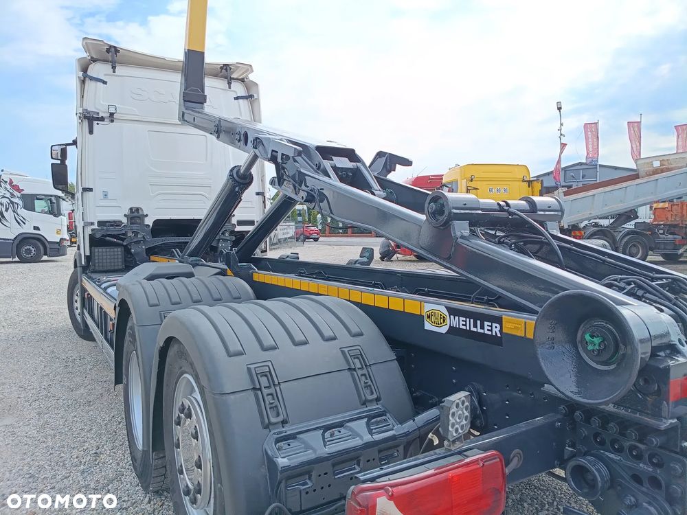 Scania R450,Hakowiec Meiller 20/70, Skrętna, Sprowadzona - 9
