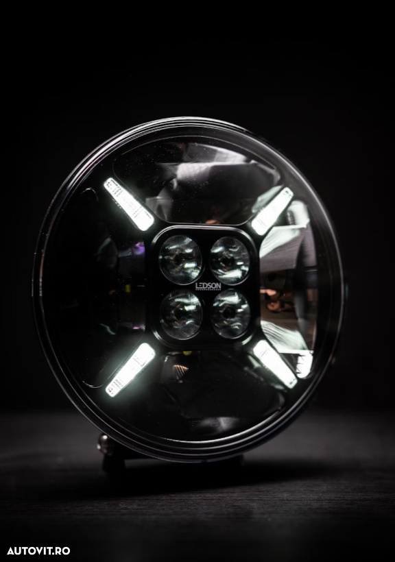 Proiector suplimentar Sarox9+ LED, 120W, pozitie alb galbena/portocalie, Ledson - 23