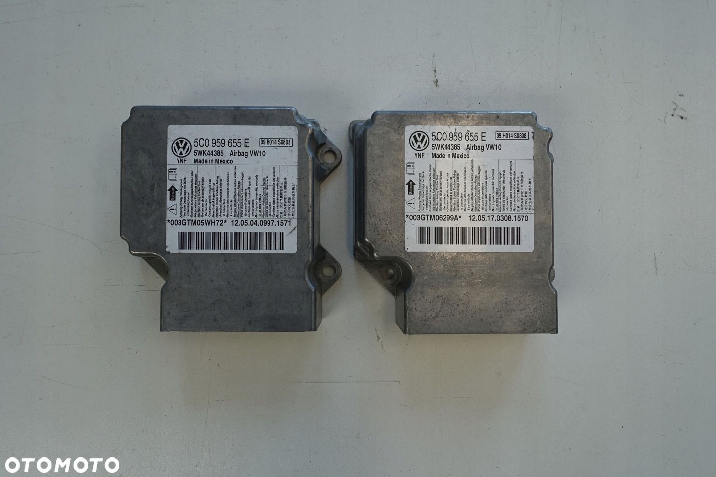 VW BEETLE 5C SENSOR MODUŁ AIRBAG - 1