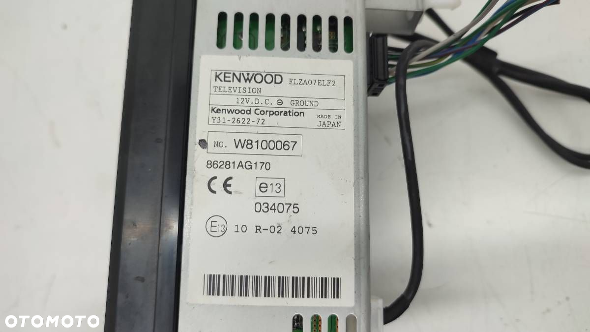 RADIO WYŚWIETLACZ SUBARU LEGACY V FORESTER W8100067 KENWOOD - 3