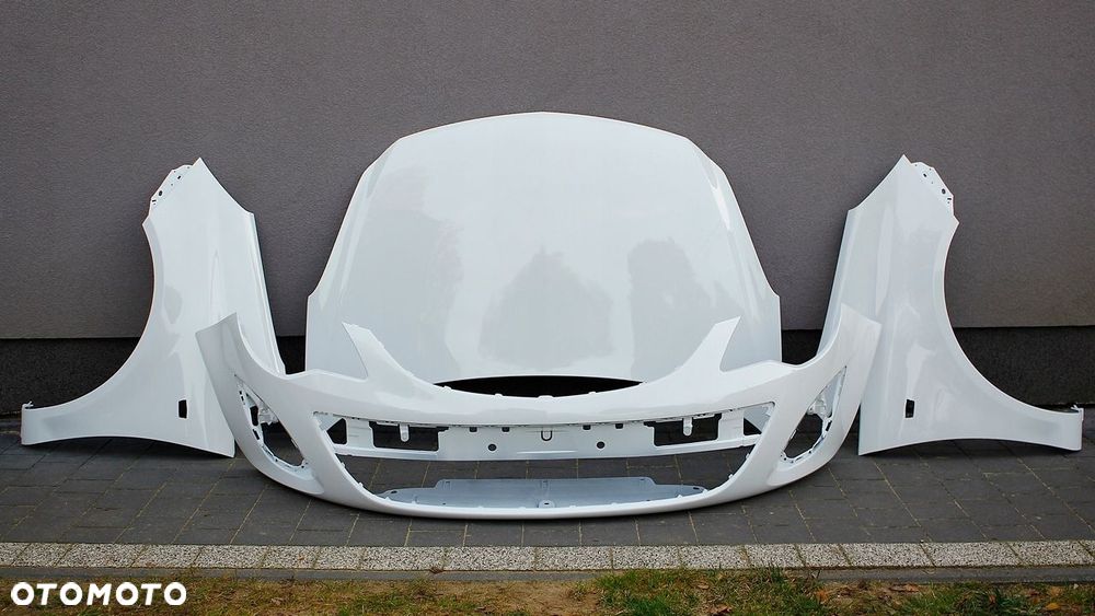 ZDERZAK PRZEDNI PRZÓD OPEL CORSA D LIFT 11-14 KOLOR BIAŁY 474 Z474 Y474 - 6