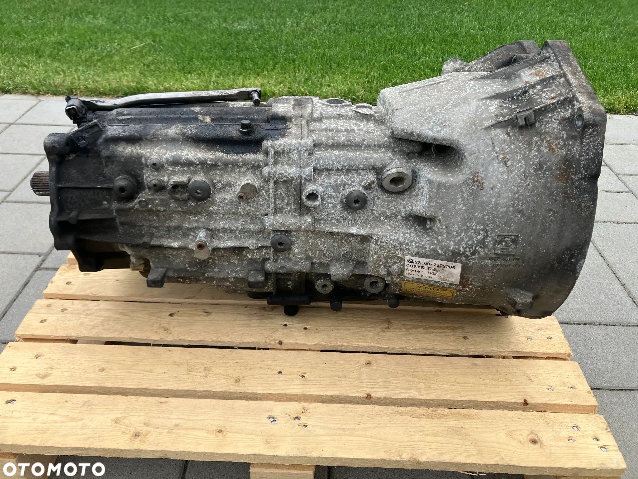SKRZYNIA MANUAL X-DRIVE BMW E60 E61 3.0D M57 530XD 6 BIEGÓW 4X4 REDUKTOR 7522206 GS6X53DZ SWAP PATROL SKRZYNKA ROZDZIELCZA - 1