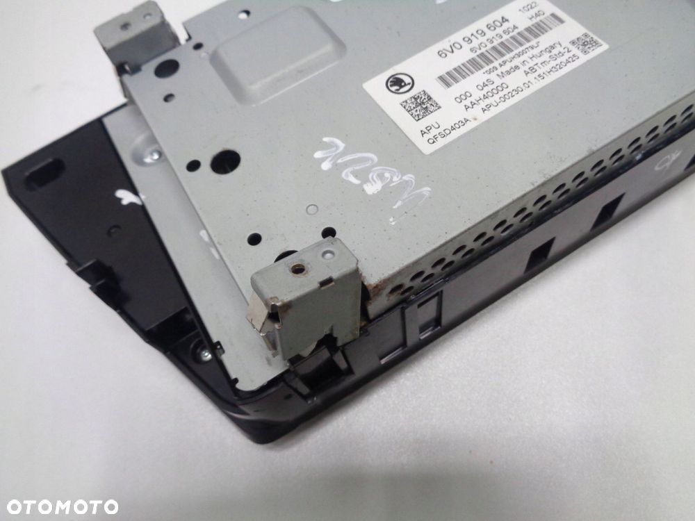 skoda fabia iii 6v radio wyświetlacz panel 14r- - 4