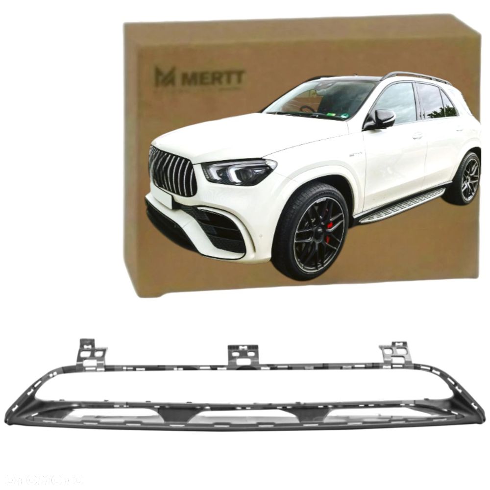 MERCEDES GLE W167 2019- AMG DOLNA ŚRODKOWA KRATKA ZDERZAKA PRZEDNIEGO - 2